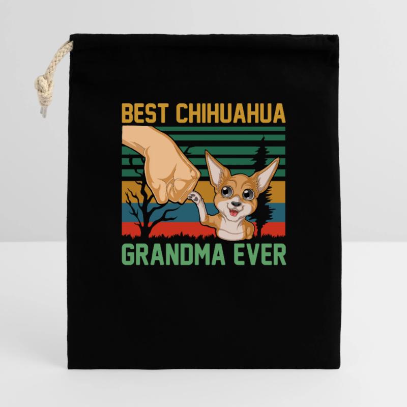Chihuahua Geschenkbeutel aus Baumwolle (40 x 50 cm)