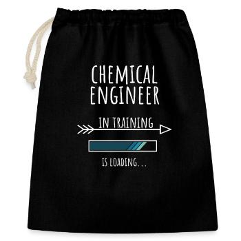 Gift Profession Education Chemical Engineer - Gift Bag 40 x 50 cm - black - Front