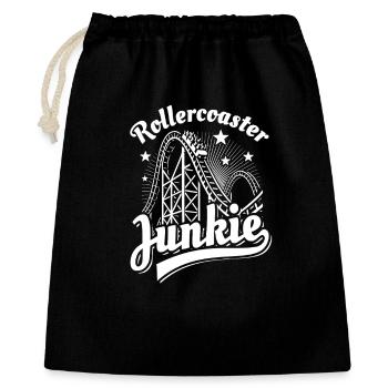 Rollercoaster Junkie - Roller Coaster - Loop - Gift Bag 40 x 50 cm - black - Front
