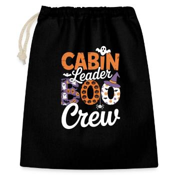Chef de cabine Boo Crew Camper Randonneur Halloween - Sac cadeau 40 x 50 cm - noir - Devant
