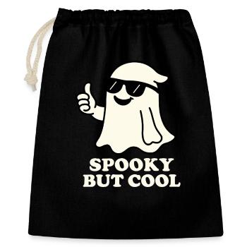 Cool mit Sonnenbrille - Geschenkbeutel aus Baumwolle (40 x 50 cm) - Schwarz - Vorne