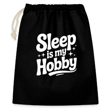 Sleep is My Hobbyite - Gift Bag 40 x 50 cm - black - Front