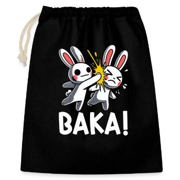 Get Out Unnecessary Social Contact Baka Anime - Gift Bag 40 x 50 cm - black - Front