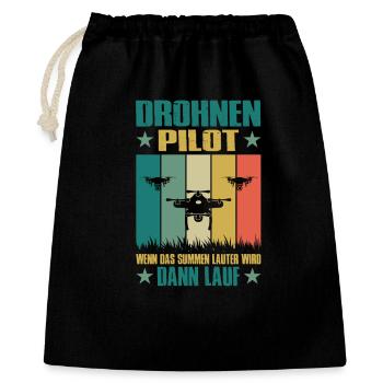 Drone Pilot Accessories Drone Pilot Drone Gift - Gift Bag 40 x 50 cm - black - Front