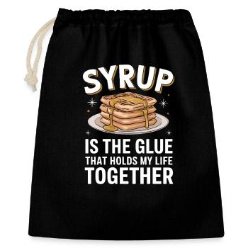 Waffles and Syrup Pancakes Waffles Gift - Gift Bag 40 x 50 cm - black - Front