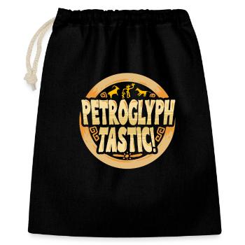 Petroglyph Tastic Petroglyphs Pictograms - Gift Bag 40 x 50 cm - black - Front