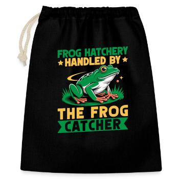 Frog Catcher Écloserie de grenouilles manipulée par Frog - Sac cadeau 40 x 50 cm - noir - Devant