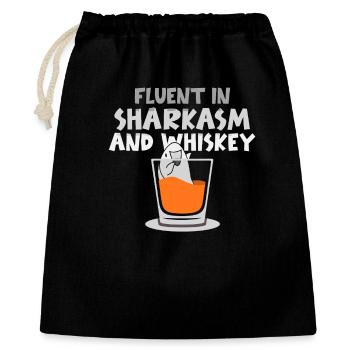 Whiskey Saying Whiskey Drinker Whiskey Lovers - Gift Bag 40 x 50 cm - black - Front