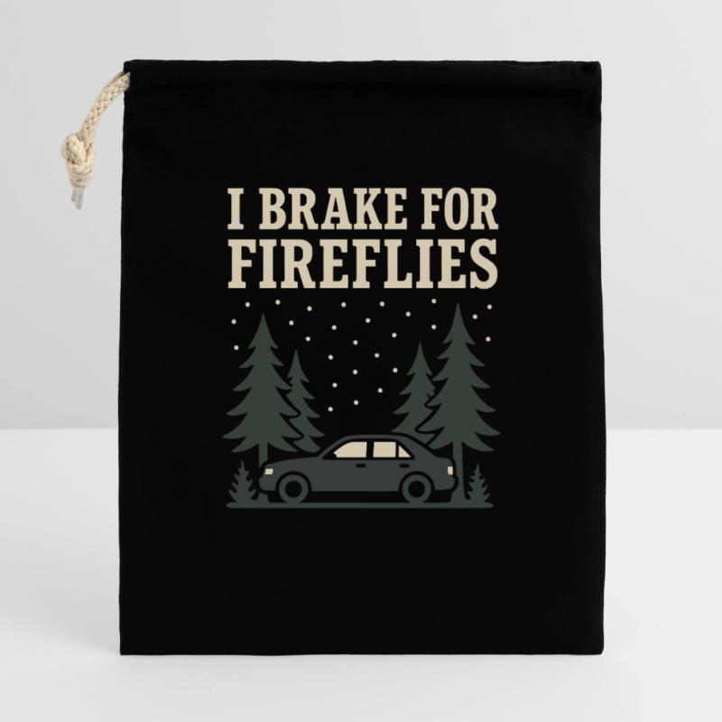 Firefly Summer Night Glow Bug Nostalgic Gift Bag 40 x 50 cm