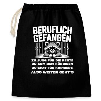 Office & Job Colleagues Workers Fun Work - Gift Bag 40 x 50 cm - black - Front