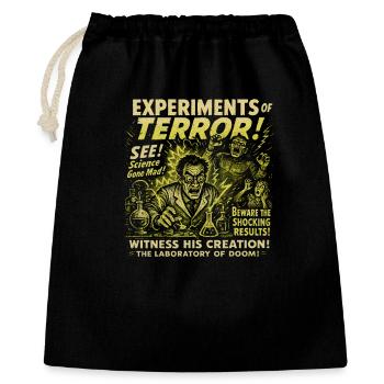 Experimente des Terrorlabors Filmplakat Halloween - Geschenkbeutel aus Baumwolle (40 x 50 cm) - Schwarz - Vorne