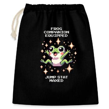 Frog Buddy Equipped – Jump Max | Toad - Gift Bag 40 x 50 cm - black - Front