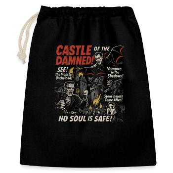 Le Château des Damnés Affiche du film Halloween - Sac cadeau 40 x 50 cm - noir - Devant