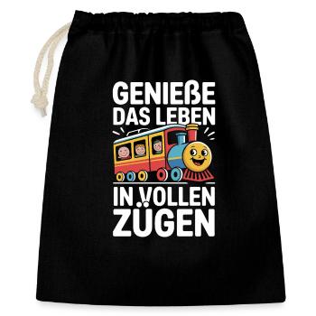Railway Enjoy life to the fullest Railway - Gift Bag 40 x 50 cm - black - Front