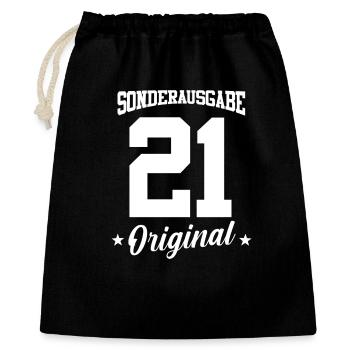 21 Birthday - Gift Bag 40 x 50 cm - black - Front