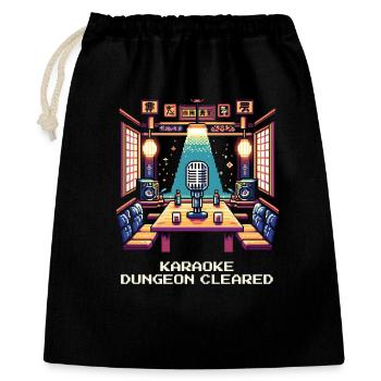 Karaoke Dungeon Cleared | Top Tokyo Nightlife - Gift Bag 40 x 50 cm - black - Front
