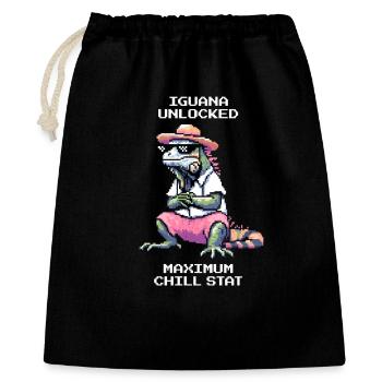 Iguana Unlocked | Chill-Stat Max - Gift Bag 40 x 50 cm - black - Front