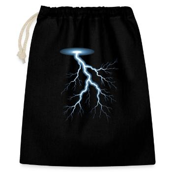 Lightning Lightning Thunderstorm Current Storm - Gift Bag 40 x 50 cm - black - Front