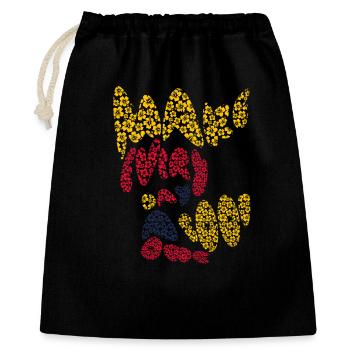 Bon - Humeur positive - Sac cadeau 40 x 50 cm - noir - Devant