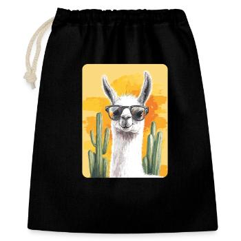 lama - Gift Bag 40 x 50 cm - black - Front