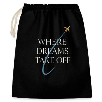 Flight Instructor Cfi Pilot Aviation Instructor - Gift Bag 40 x 50 cm - black - Front