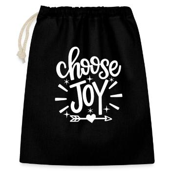 Choose Joy Inspirational - Gift Bag 40 x 50 cm - black - Front
