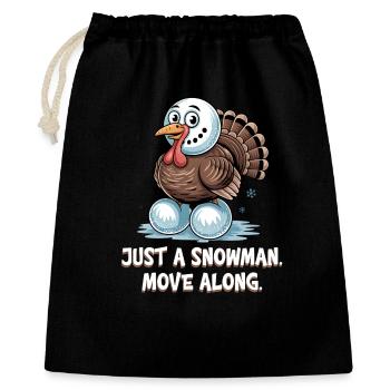 No turkey for dinner - Gift Bag 40 x 50 cm - black - Front