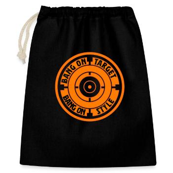 Clay Pigeon Shooting Bang On Target - Gift Bag 40 x 50 cm - black - Front
