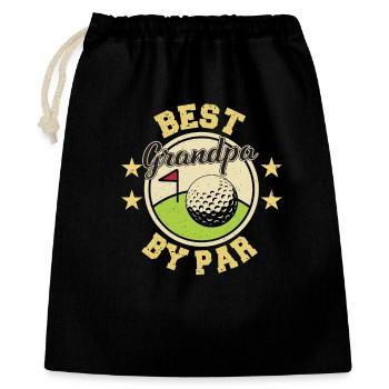 Golf Grandpa - Gift Bag 40 x 50 cm - black - Front