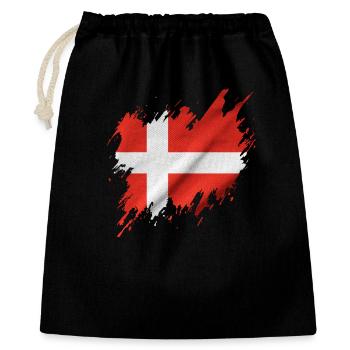 Flag of Denmark, ripped style - Gift Bag 40 x 50 cm - black - Front