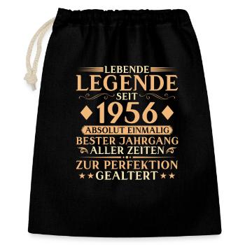 Vintage 1956 Birthday 70 Years Gift - Gift Bag 40 x 50 cm - black - Front