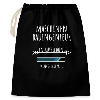Ingénieur mécanique Études de génie mécanique Profession - Sac cadeau 40 x 50 cm - noir - Devant
