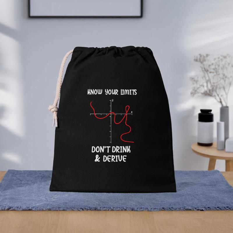 Math Math Math Professeur de mathématiques Mathématicien Sac cadeau 40 x 50 cm