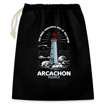 Bassin D'Arcachon Dune du Pilat Gironde Bordeaux - Gift Bag 40 x 50 cm - black - Front
