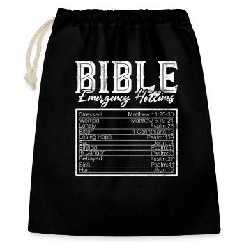 Jesus Christian Catholic Believers Worship Service - Gift Bag 40 x 50 cm - black - Front