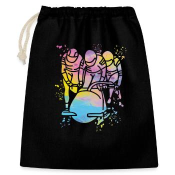 Bob Team Anschieber Bob - Geschenkbeutel aus Baumwolle (40 x 50 cm) - Schwarz - Vorne