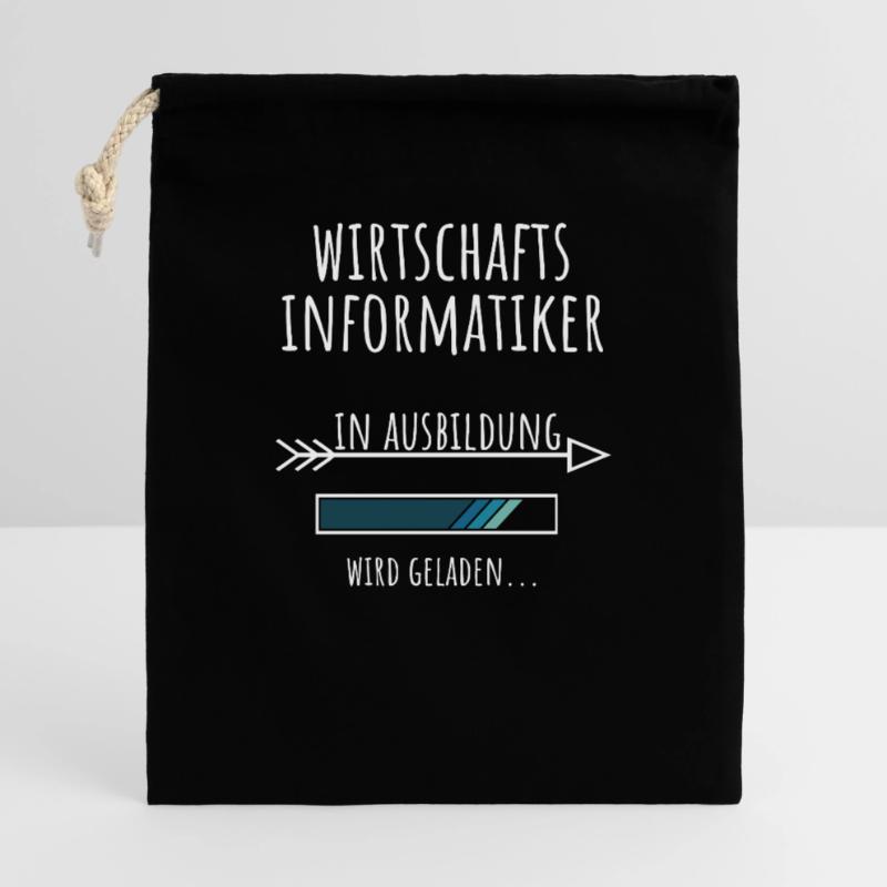 Wirtschaftsinformatik Studium Beruf Ausbildung Geschenkbeutel aus Baumwolle (40 x 50 cm)