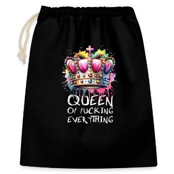 Königin Von Allem Mit Attitüde Und Stil - Gift Bag 40 x 50 cm - black - Front