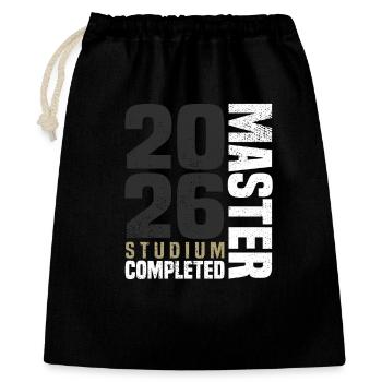 Master 2026 - Sac cadeau 40 x 50 cm - noir - Devant