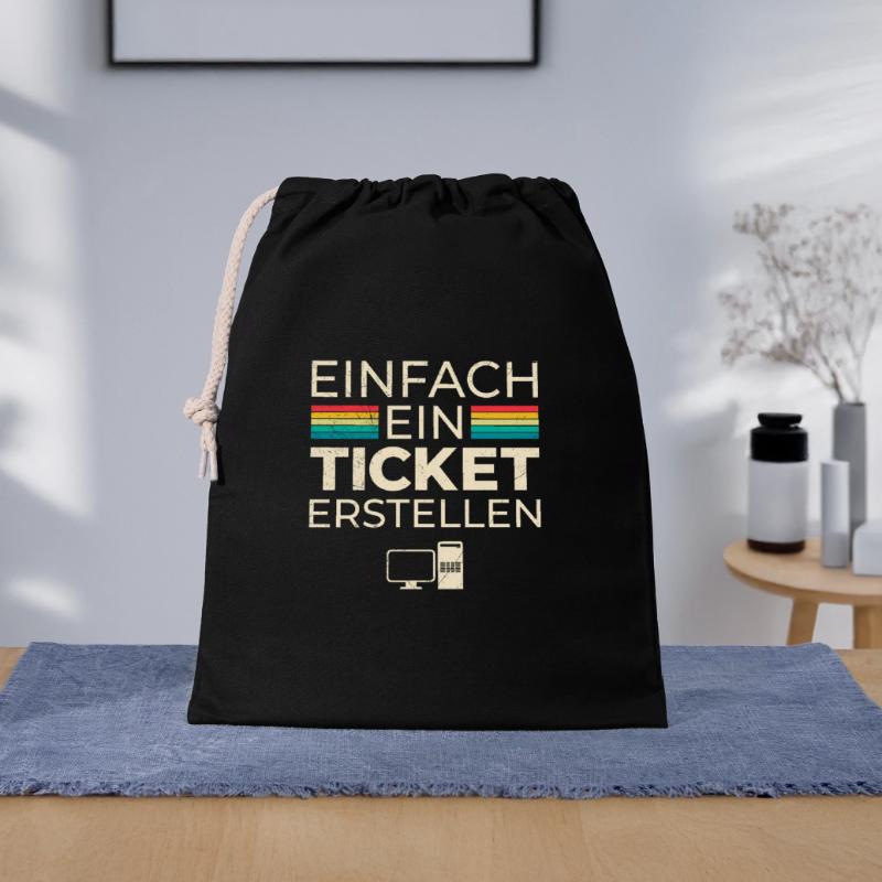 Science Coder EINFACH EIN TICKET ERSTELLEN LUSTIG Geschenkbeutel aus Baumwolle (40 x 50 cm)