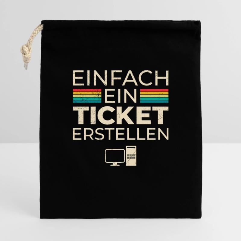 Science Coder CRÉEZ SIMPLEMENT UN BILLET DRÔLE Sac cadeau 40 x 50 cm