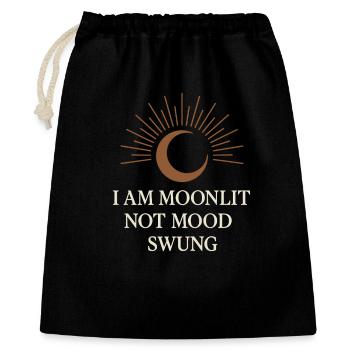 Déesse Lunaire du cycle lunaire intentionnellement - Sac cadeau 40 x 50 cm - noir - Devant