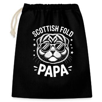 Cadeau Fold écossais Chats pliants écossais - Sac cadeau 40 x 50 cm - noir - Devant