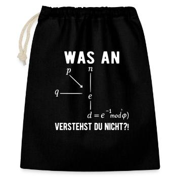 Informaticien, programmeur, nerd informatique qui dit - Sac cadeau 40 x 50 cm - noir - Devant