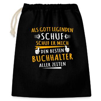 Accountant - Gift Bag 40 x 50 cm - black - Front