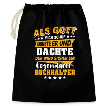 Accountant Sayings - Gift Bag 40 x 50 cm - black - Front