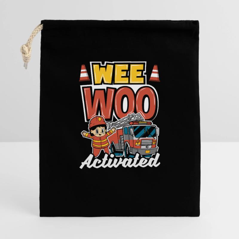 Wee Woo Squad Fire Tiny Firefighter Gift Bag 40 x 50 cm