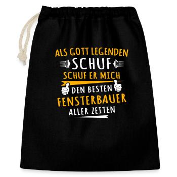 Ingénieur du son - Sac cadeau 40 x 50 cm - noir - Devant