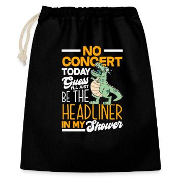 No concert today sad music - Gift Bag 40 x 50 cm - black - Front