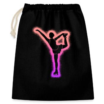 Eiskunstläuferin Eislaufen Damen Eiskunstlauf - Gift Bag 40 x 50 cm - black - Front